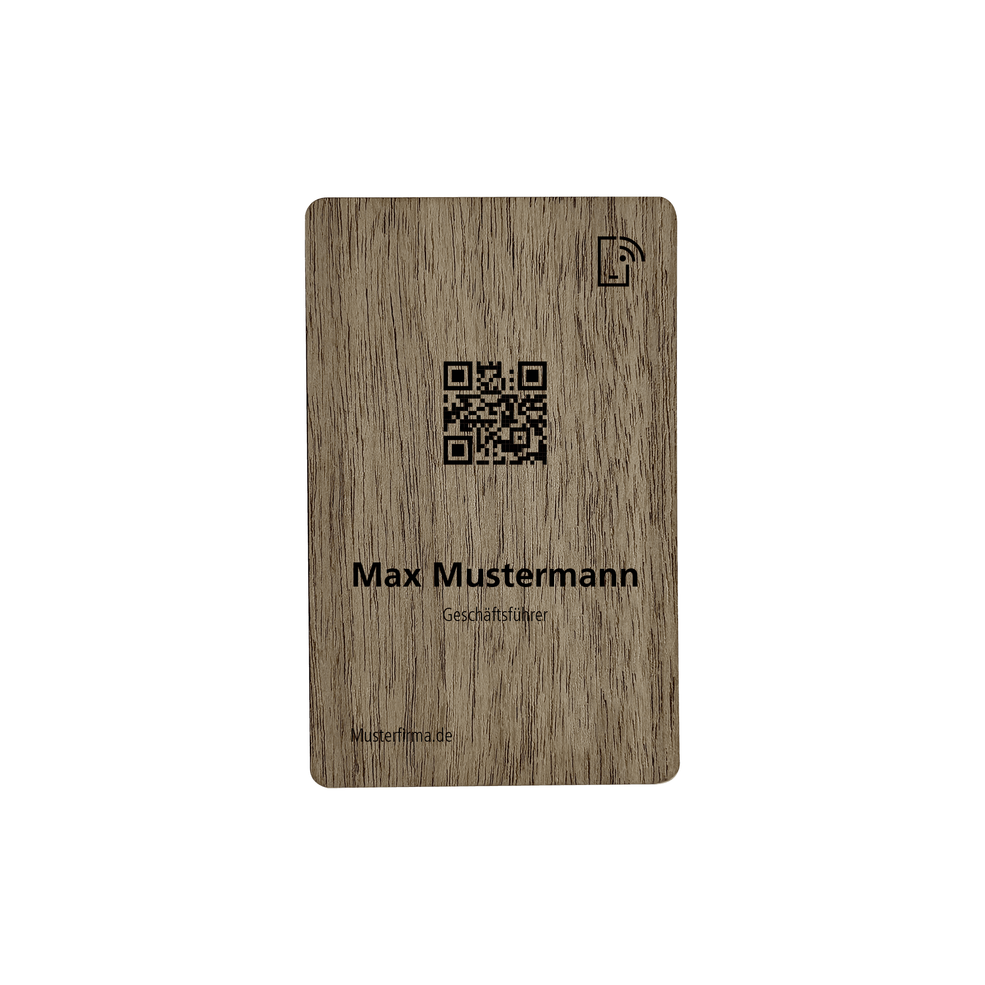 Wallnuss NFC Karte